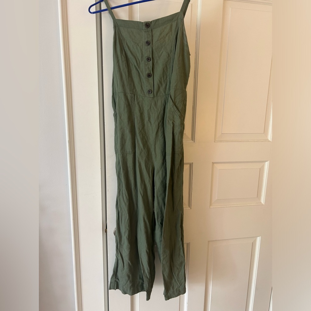 Green jumpsuit